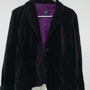 Sexy GAP black velvet blazer
